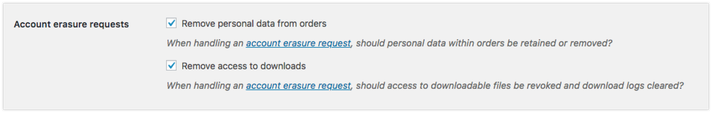 woocommerce settings