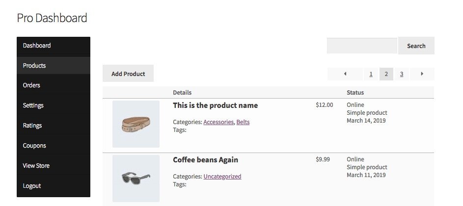 marketplace products type