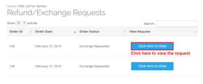 refund exchange requests