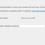 import multi carrier shipping rate matrix