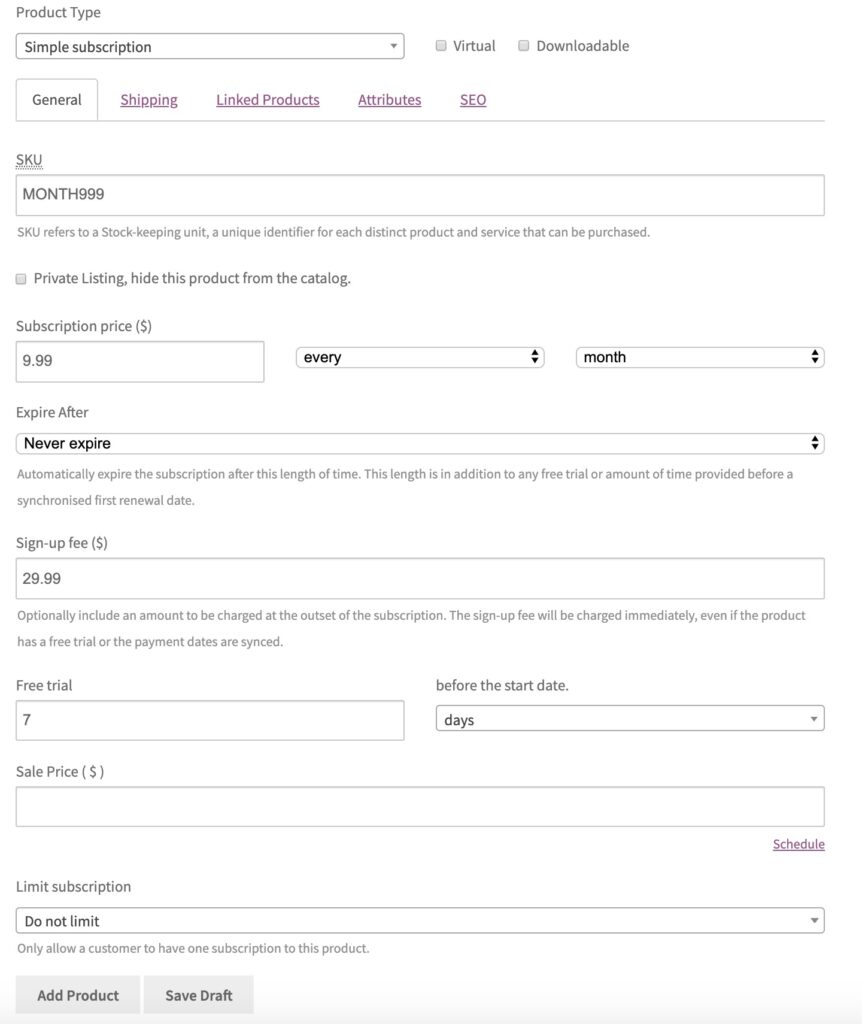 WC Vendors WooCommerce Subscriptions