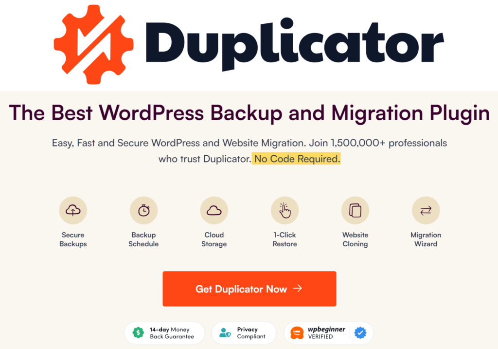 Duplicator - WC Vendors Duplicator is a good plugin for marketplace owners who wish to create staging sites
