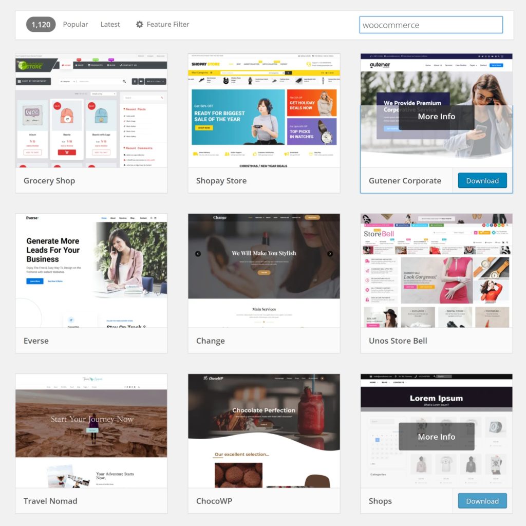 WooCommerce Themes