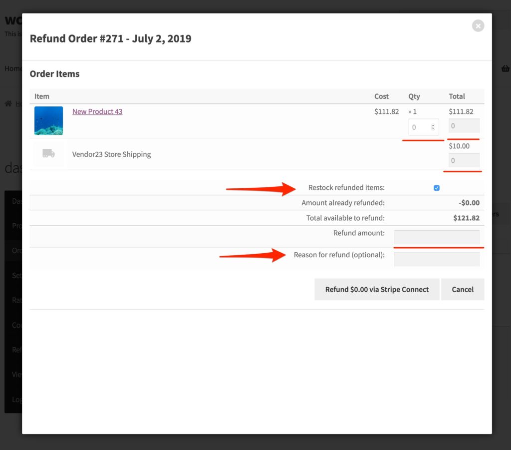 WC Vendors Stripe Connect