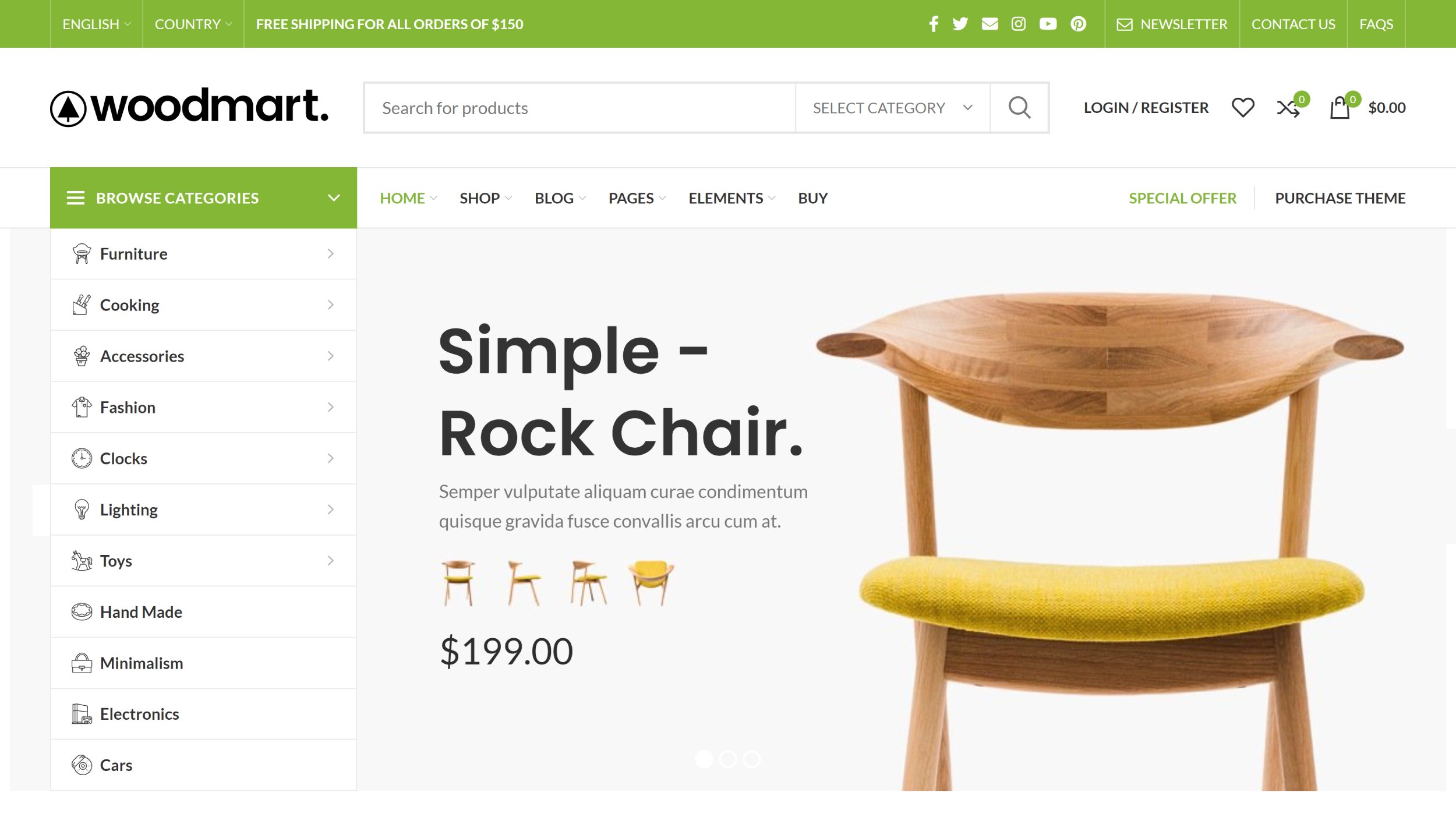 WoodMart – A Versatile WooCommerce Theme That Supports WC Vendors