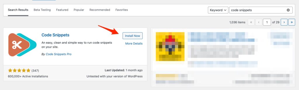 Add Code Snippets Plugin - WC Vendors