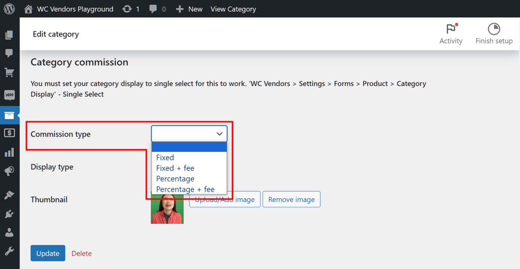 Configuring WooCommerce commissions may involve using the Product Category Commission Level for your marketplace