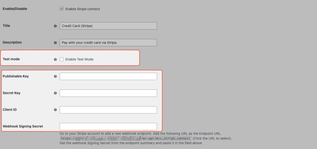 Live mode for when you are ready to start accepting payments from customers