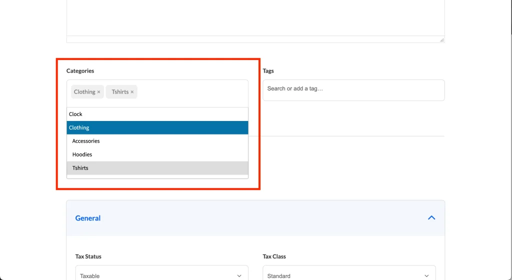 forms - product - frontend - categories - multiple select - WC Vendors