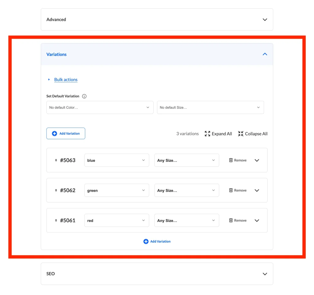 forms - product - frontend - form - 7 variations - WC Vendors