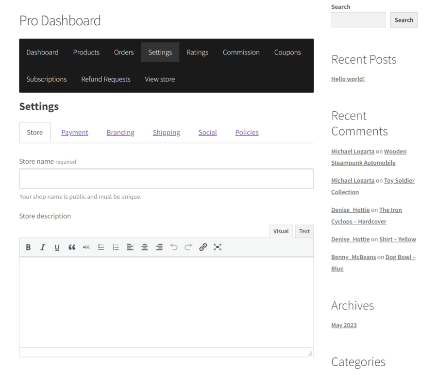 Vendor Store Mastery: Fine-Tuning Your Settings For Success