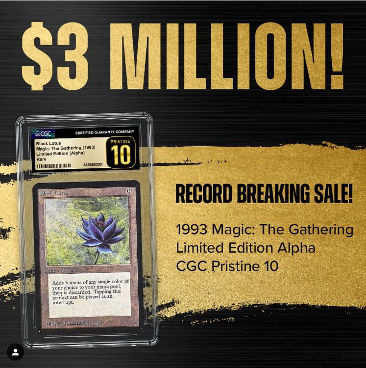 MTG-card-auction-wcvendors - WC Vendors Magic the gathering rare card auctioned