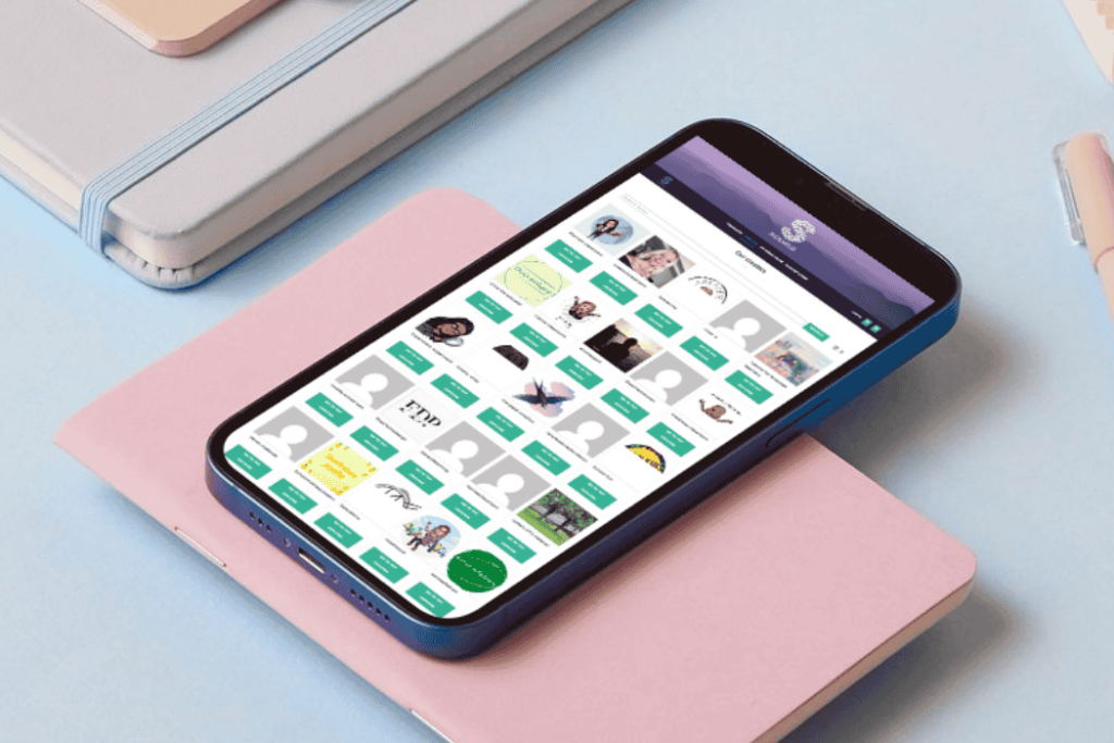 Grid of teacher vendors/creators on Skolmagi.nu WooCommerce marketplace