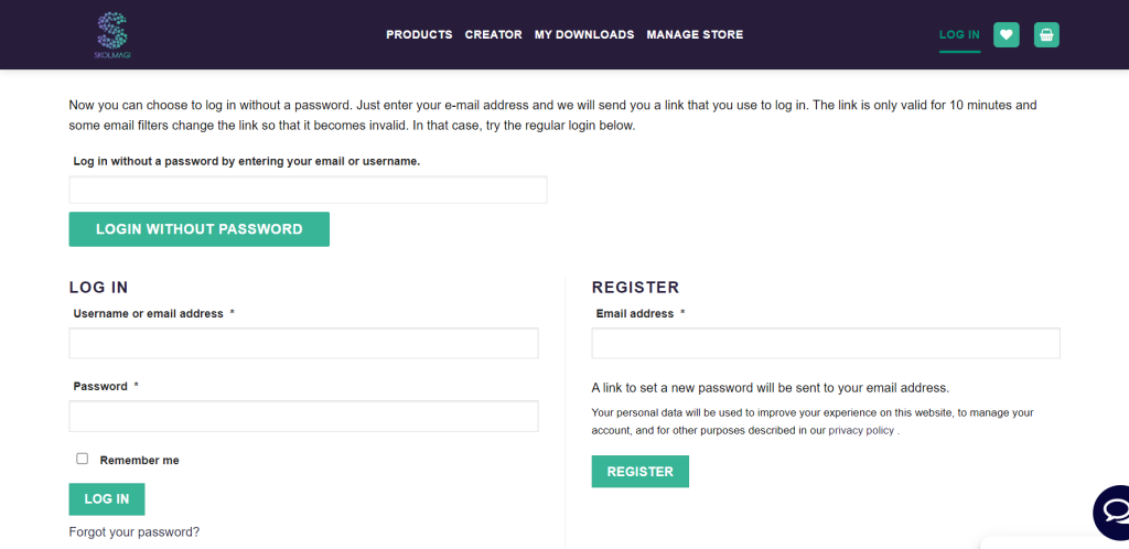  WC Vendors-powered registration page for new sellers on Skolmagi.nu WooCommerce marketplace