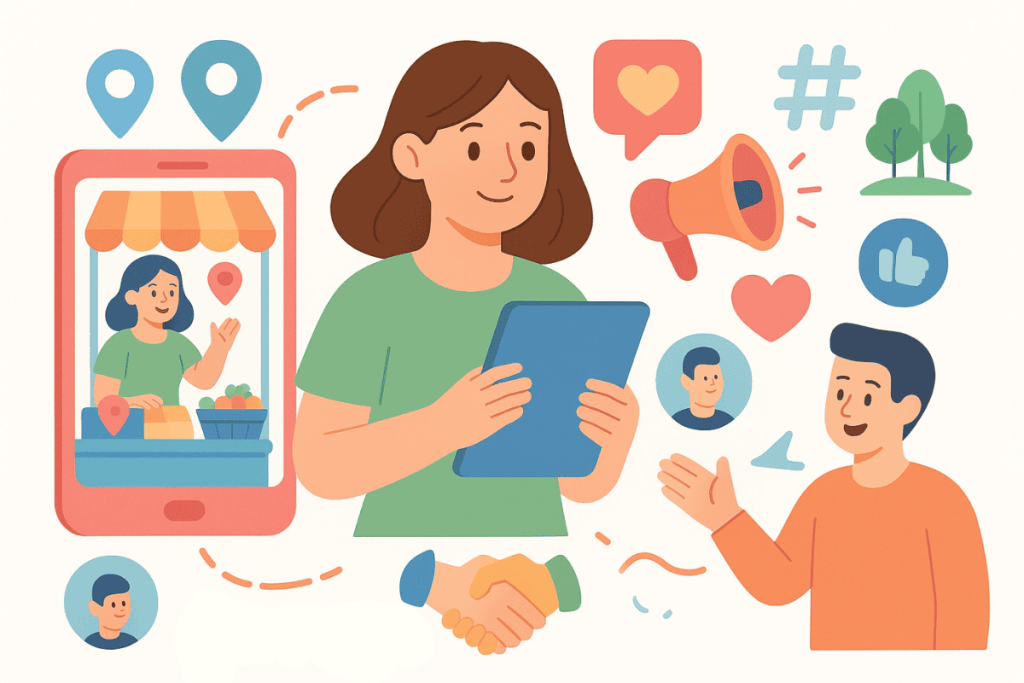 Hyperlocal Social Media Marketing-wcvendors - WC Vendors local social media engagement for hyperlocal marketing campaigns
