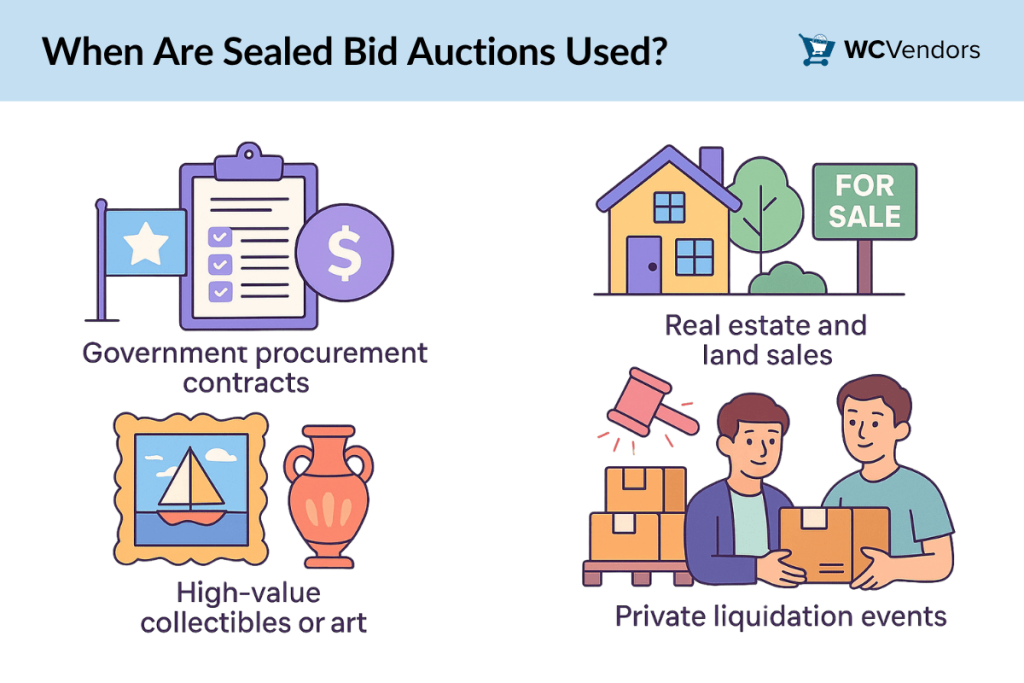 When Are Sealed Bid Auctions Used-wcvendors - WC Vendors Common use cases of sealed bid auctions