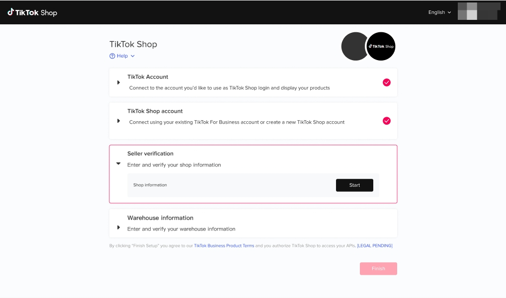Upload seller verification documents for TikTok Shop onboarding