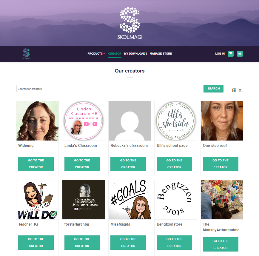 Skolmagi vendor marketplace powered by WC Vendors WooCommerce plugin