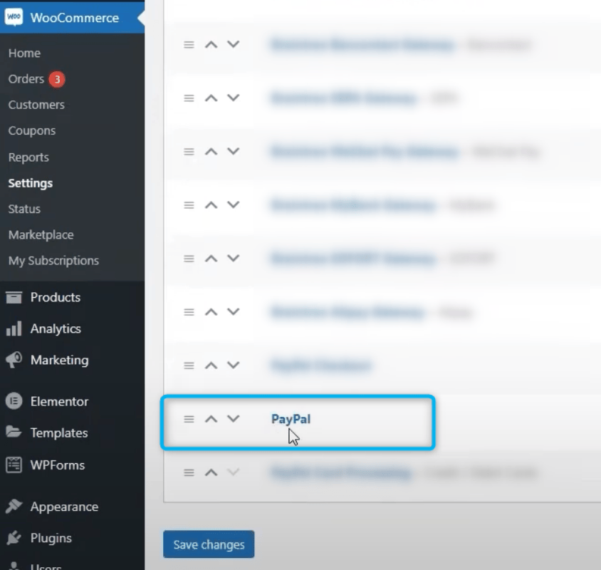 woocommerce paypal payment settings-wc vendors - WC Vendors WooCommerce admin panel showing PayPal payment gateway activation and configuration options