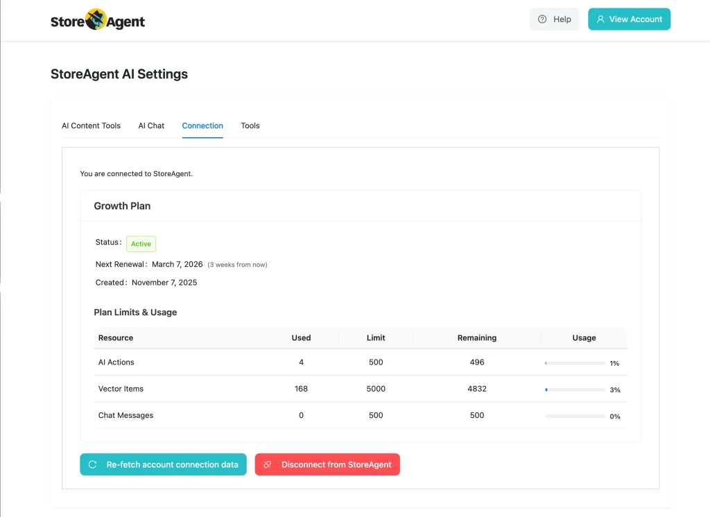 wcv - storeagent AI product moderation - sa connected - WC Vendors