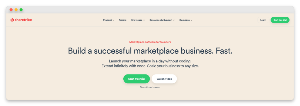 ShareTribe website homepage