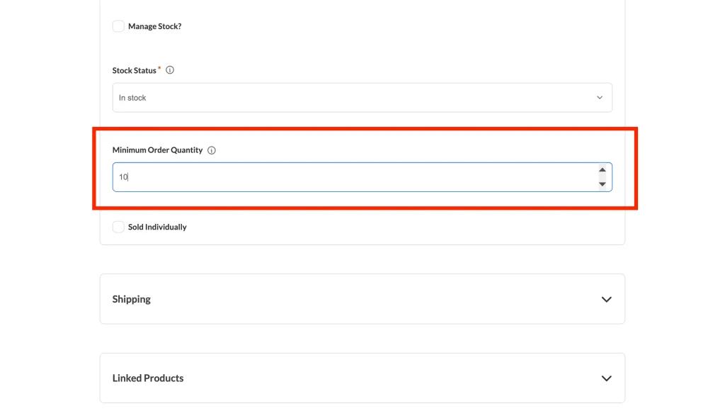 wcvp - moq - product setting for vendor - WC Vendors Setting limits in the vendor dashboard
